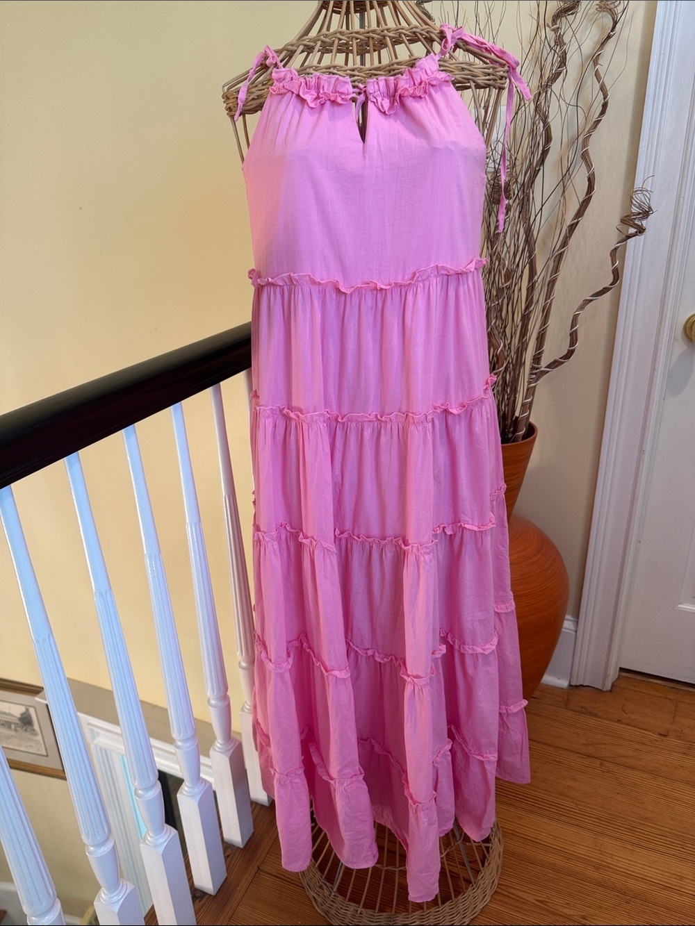 Charlie Holiday pink cotton dress designed in Australia - Picture 2 of 9